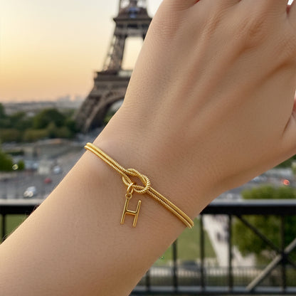 Initial Armbånd "Knot"