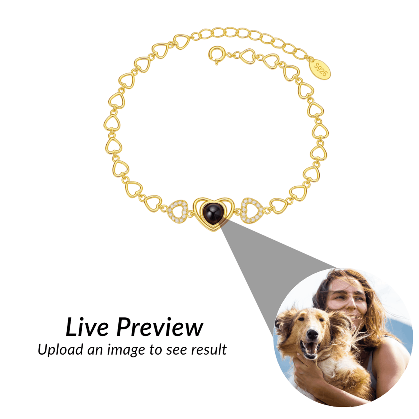 Projektion Armbånd "Infinite Love"