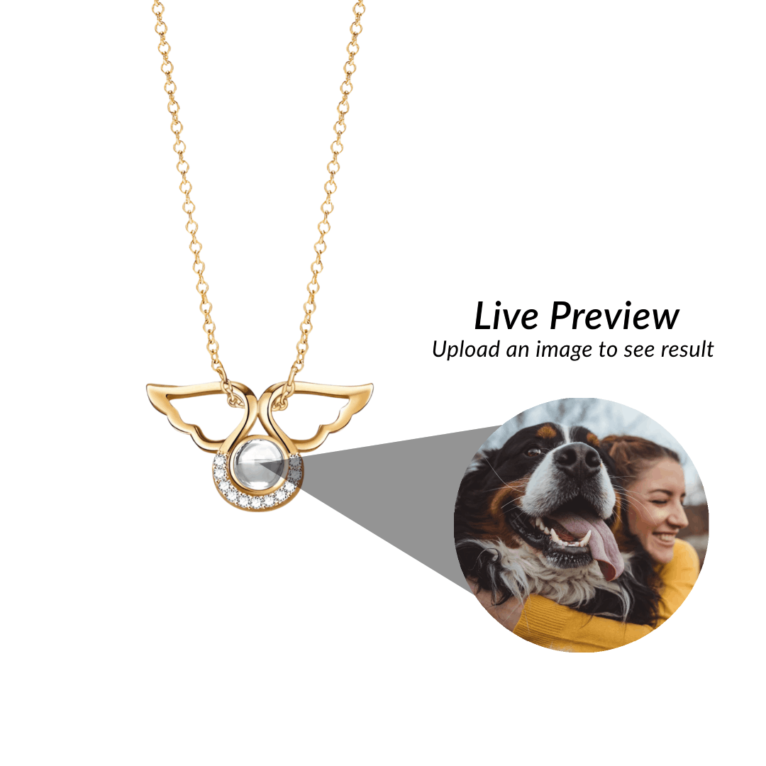 Projektion Halskæde "Angel Wings"