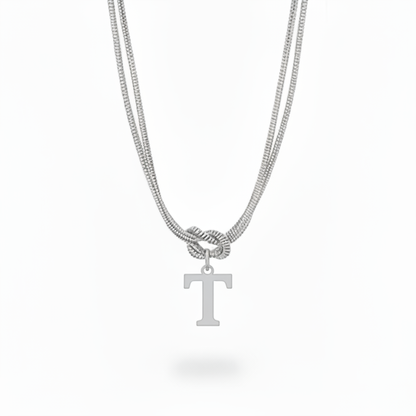Initial Halskæde "Alphabet Knot"