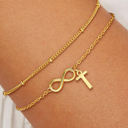 Initial Armbånd "Eternal Bond"