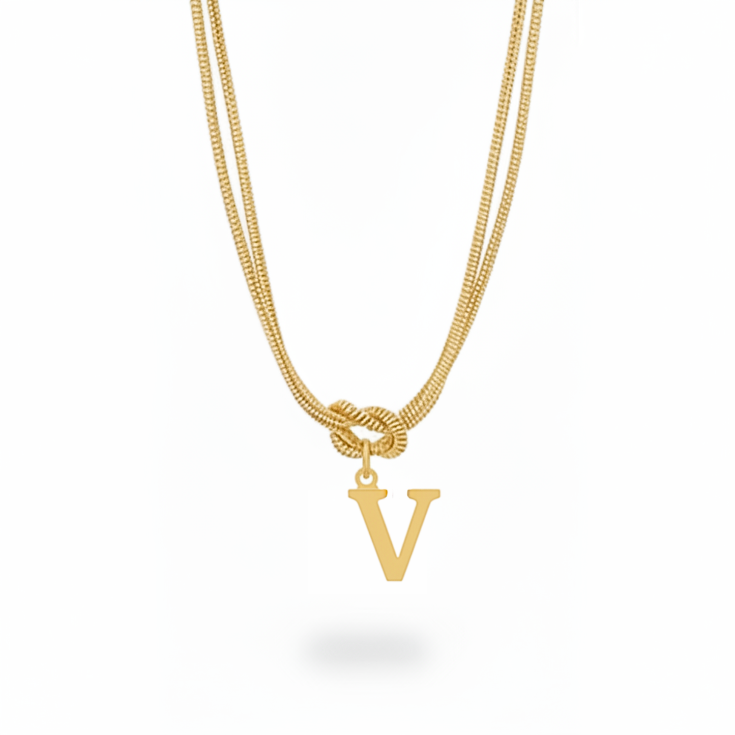 Initial Halskæde "Alphabet Knot"