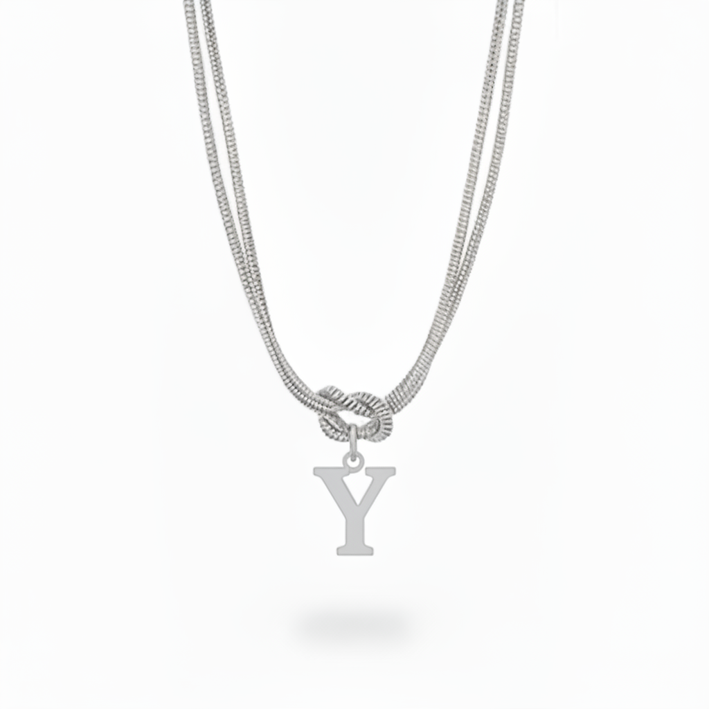 Initial Halskæde "Alphabet Knot"