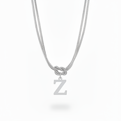 Initial Halskæde "Alphabet Knot"