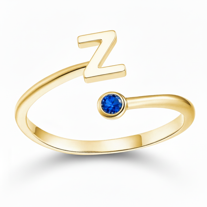 Justerbar Initial Ring "Essence"