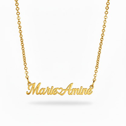 Navnehalskæde "Infinity Bond"