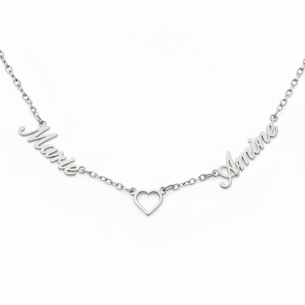 Navnehalskæde "Eternal Embrace"