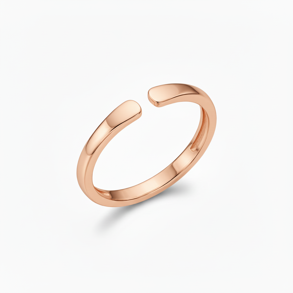 Justerbar Initial Ring "Whisper"