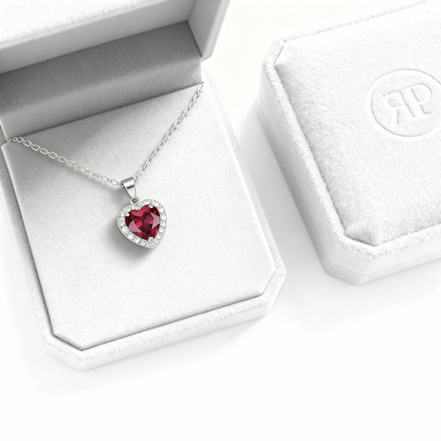 Halskæde "Red Radiance"