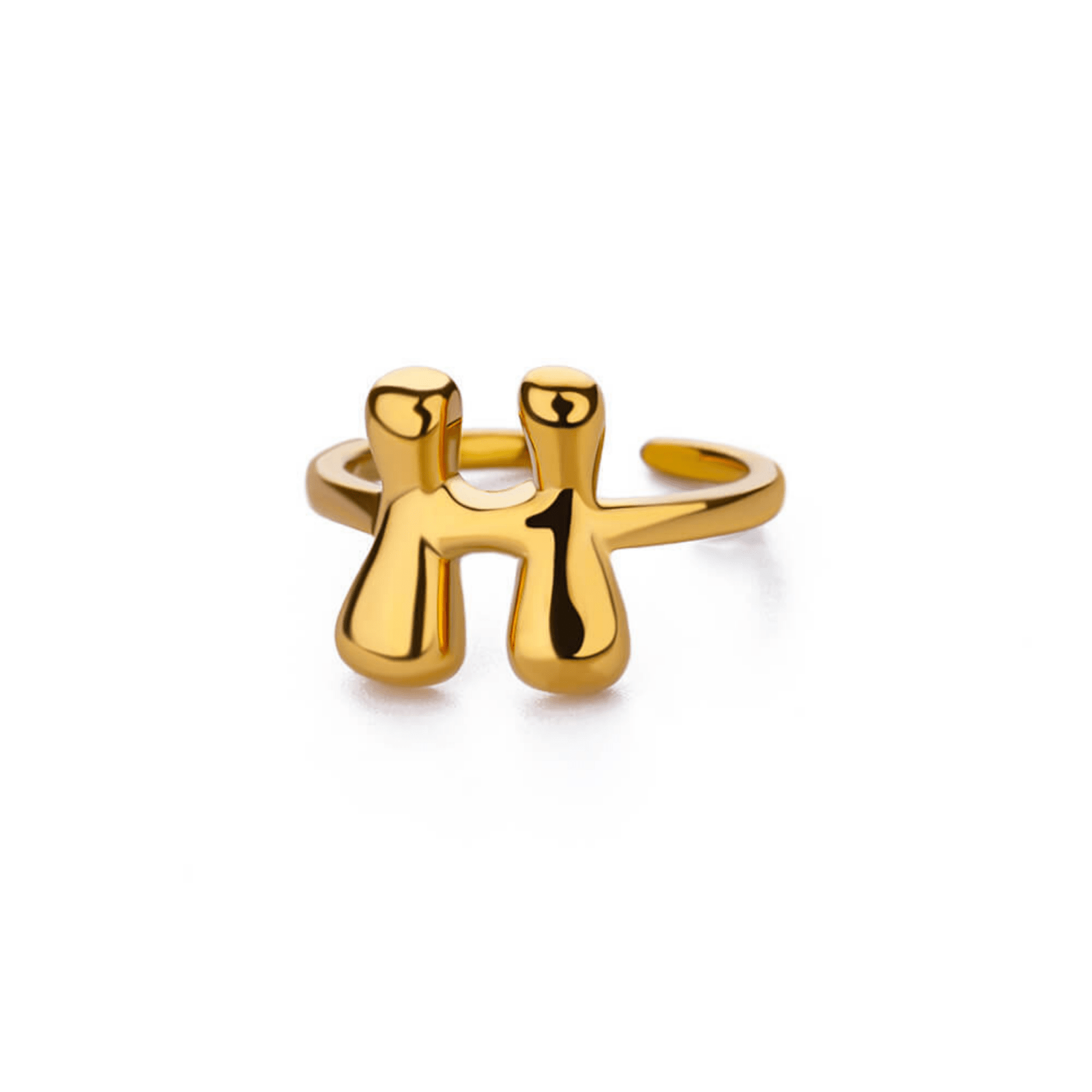 RICCARDI - BAGUE AJUSTABLE "Initial Design" 2 - Riccardi
