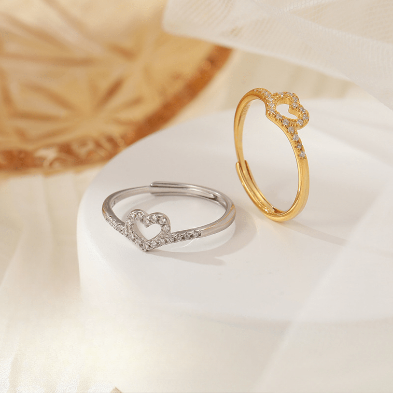 RICCARDI - BAGUE AJUSTABLE "Pure Love" - Riccardi