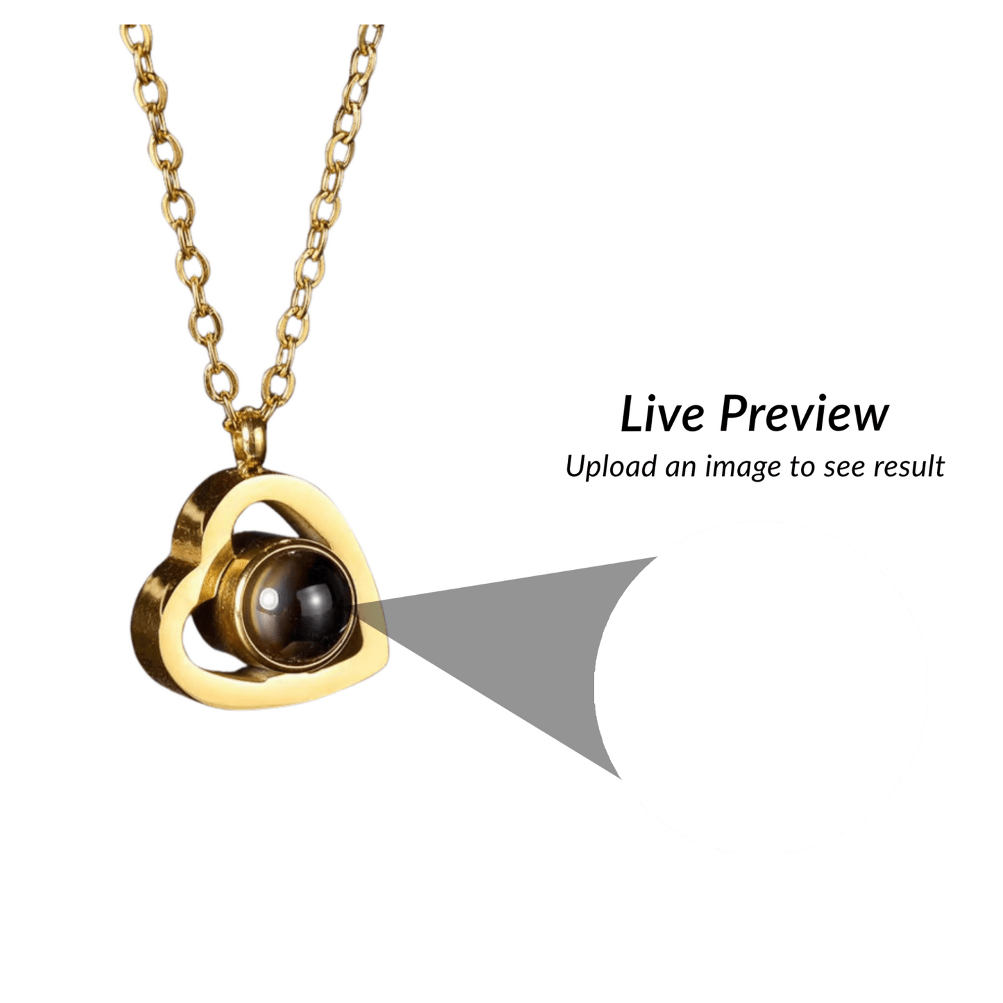 RICCARDI - COLLIER " Heart picture" - Riccardi