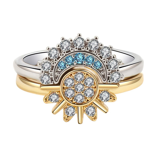 RICCARDI - ENSEMBLE DE BAGUES "Eclipse Glow" - Riccardi