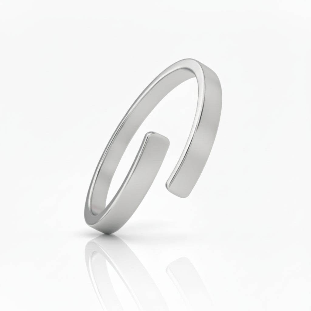 Justerbar Initial Ring "Dual Soul"