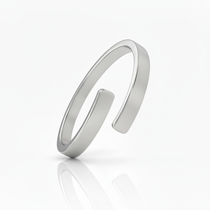 Justerbar Initial Ring "Dual Soul"