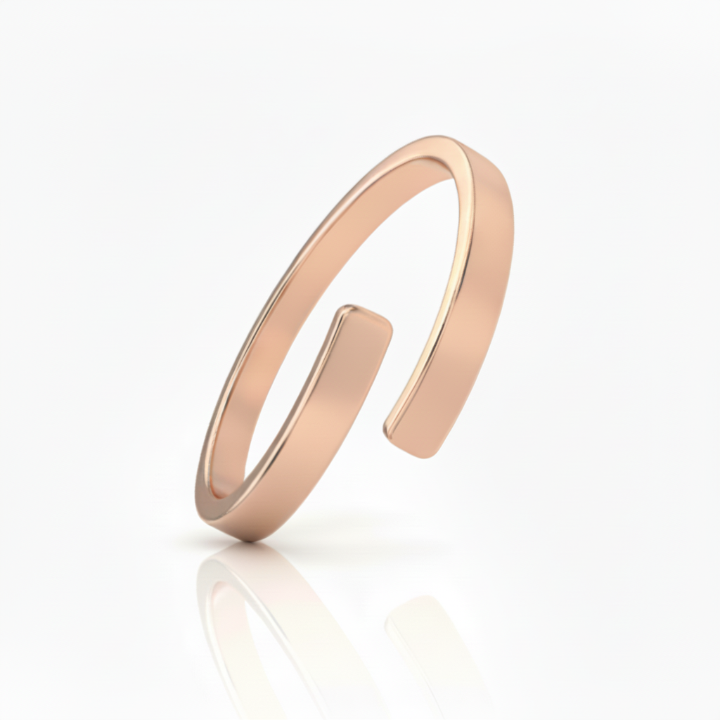 Justerbar Initial Ring "Dual Soul"