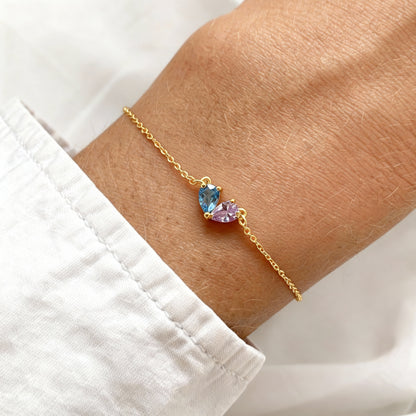 Armbånd "Twin Hearts"