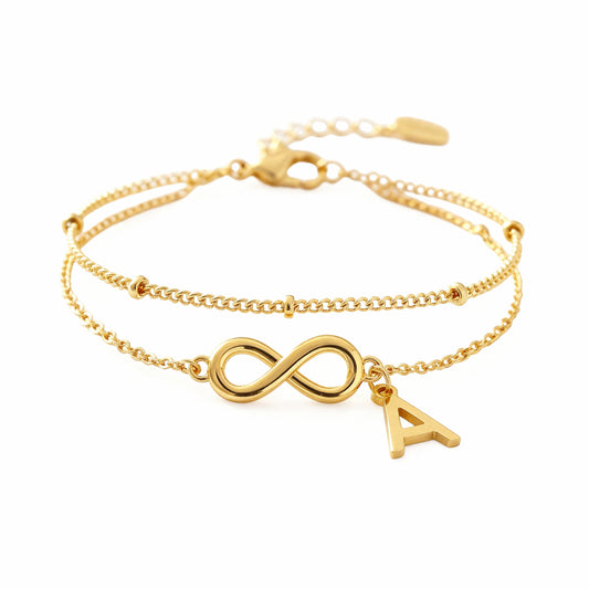 Initial Armbånd "Eternal Bond"