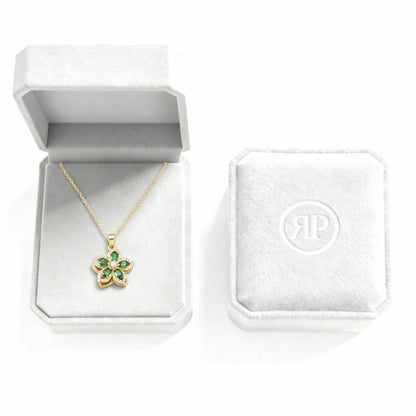 Halskæde "Twist & Bloom"